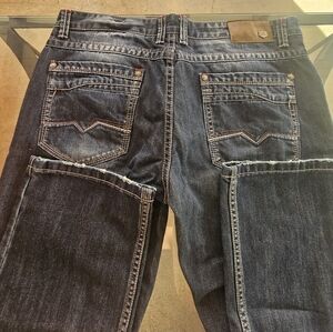 Classic Denim Straight-Leg Jeans